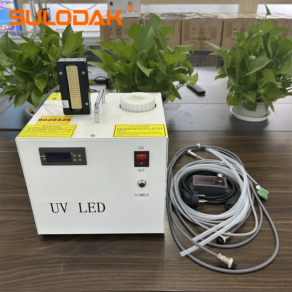 Set 325nm UV Lamp Curing Lamp 80mm*20mm For UV Printer Konica 1024i Single UV printer/Toshiba CEN4 Ricoh G5/G6 dual-row nozzle