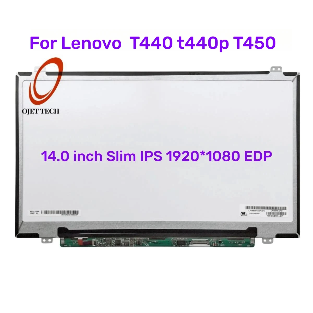 14-calowy ekran LCD IPS 1920*1080 HD do laptopa Lenovo T440 t440p T450 zamiennik 30pin edp