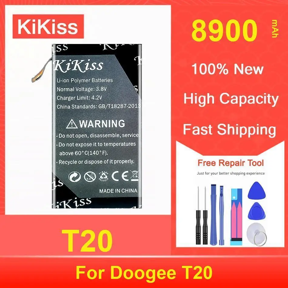 

Kikiss Battery 8900Mah T20 For Doogee