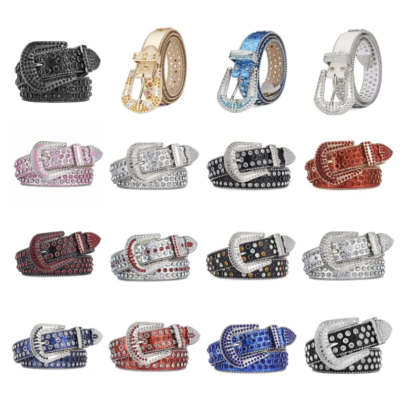 Rhinestone Waist Belt Multifunction Female Household Gift Supplies for Adults Female Male Birthday Present Gift Supplies