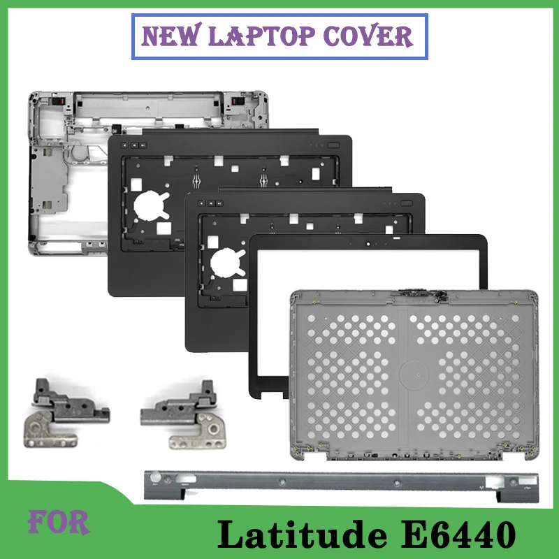 

New For Latitude E6440 6440 laptop Black LCD Back Cover Front Bezel Keyboard Bezel Hinges cover Bottom Case