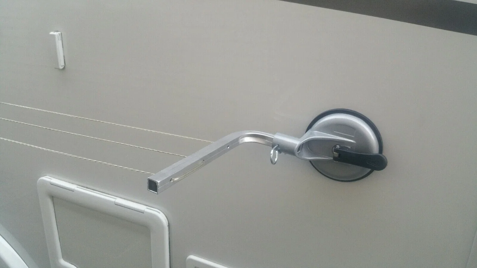 2 قطعة RV المظلة شفط كأس قوس عدة البلاستيك الأبيض ل Thule Omnistor متنقل قافلة شاحنة التخييم RV اكسسوارات