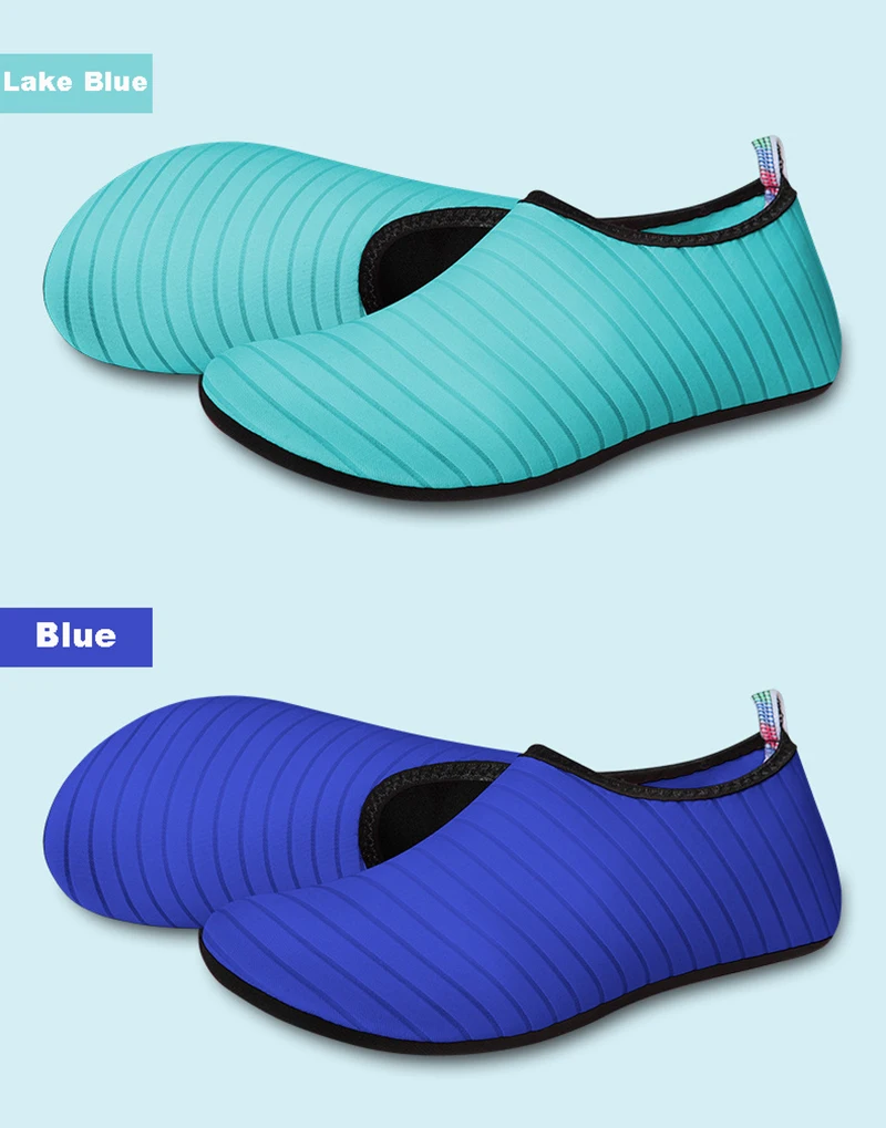 Unisex Wasserschuhe für Strand, Wassersport, Tauchen, Schnorcheln, Aqua-Sneaker mit Gummisohle, Rutschfest und Schnittresistent, für Fluss-Trekking – Detail 9