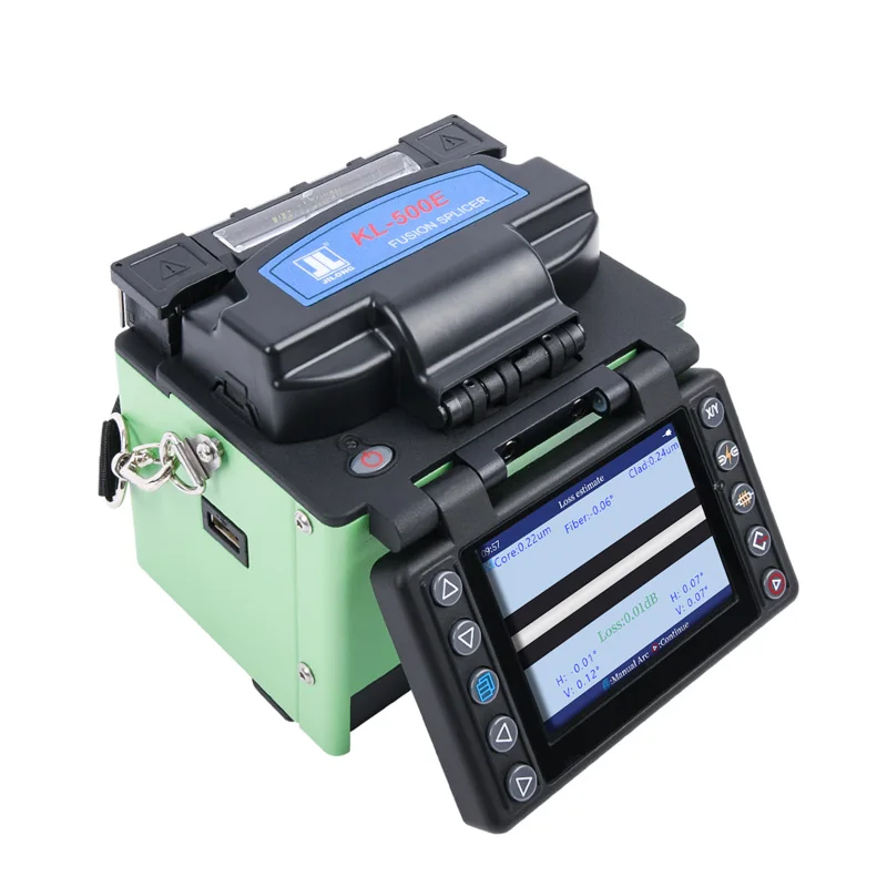 Jilong-Fiber Optic Patch Cord Fusion Splicer, Heat Splicing Machine, KL-500E Customized