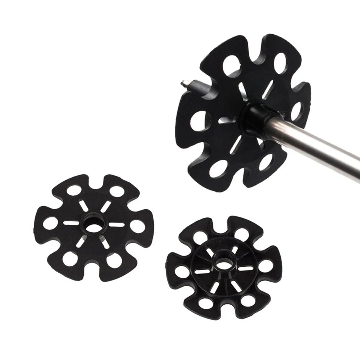 

10 pcs Snow Tractor Accessories Mud Ski Baskets For Trekking Poles Walking Sticks Durable Rubber Hiking Climbing Gear