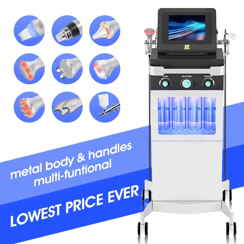 2025 Beauty Products Skincare Tools 13 in 1 Aqua Peel Hydra Dermabrasion Machine For Facial Care