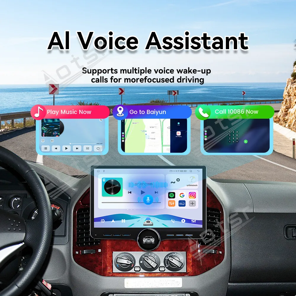 Android 15 11.5"For Mitsubishi Pajero V73 2004–2011  Car Radio GPS Navigation CarPlay DSP Screen Multimedia Player Head Unit view 5