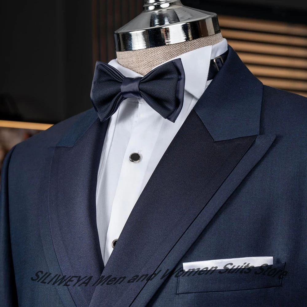 Men's Navy Blue Double Breaste - Men'S Formal Dinner Wear review and price