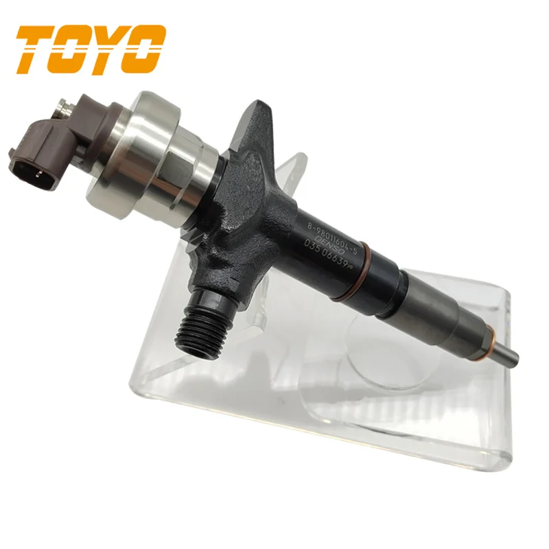 TOYO-inyector de combustible diésel, 095000-6980, 8-98011604-5, 0950006980, 8980116045, riel común para ISUZU 4JJ1