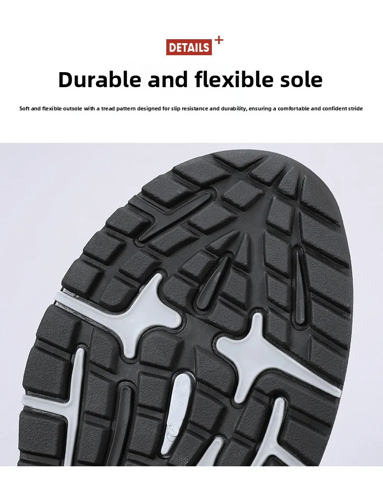 Wasserdichte Slip-On-Wanderschuhe für ältere Herren, rutschfest, stoßdämpfend, mit Profilsohle, für den täglichen Gebrauch im Freien, Freizeitschuhe, Wanderschuhe – Detail 7
