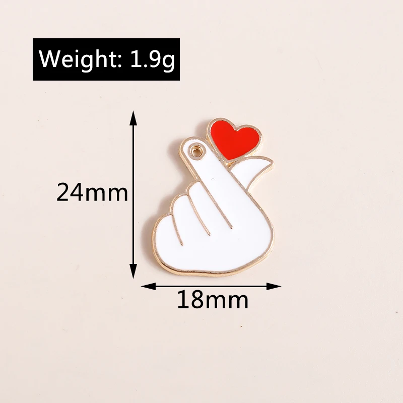 Leslie 10 Stück Emaille Retro TV Kamera Luftballon Auto Fahrrad Anhänger Cartoon DIY Halskette Armband Ohrring Schlüsselanhänger Zubehör – Detail 17