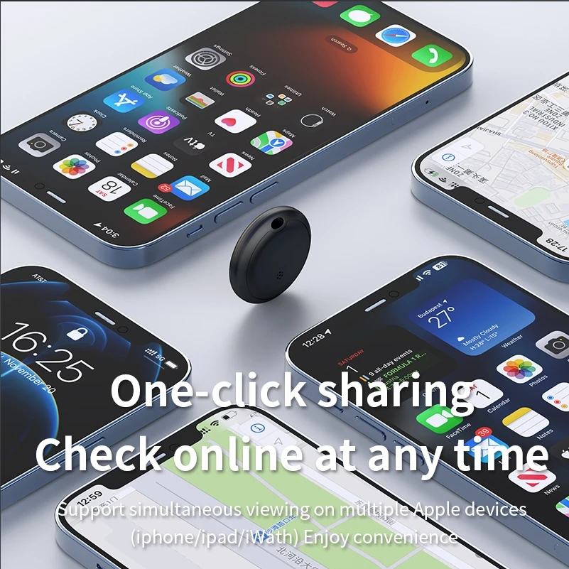 1 قطعة تعقب ذكية لابل العثور على تطبيقي مكافحة خسر جهاز بلوتوث محدد موقع صغير للسيارات الحيوانات الأليفة لتحديد المواقع مكتشف الشحن الإلكتروني