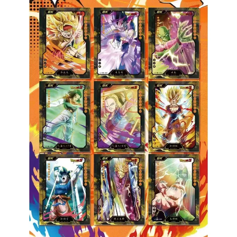 Dragon Ball Cartões Colecionáveis Personagem de Anime Son Goku Super Saiyan SSP Cartão Precioso Anime Periférico Presentes Brinquedos