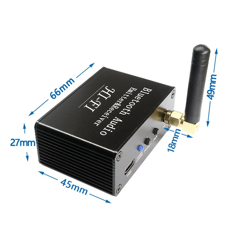 Bluetooth Audio Emitter Receiver Bluetooth 5.3 Transmitter Receiver Stereo Wireless Audio Adapter