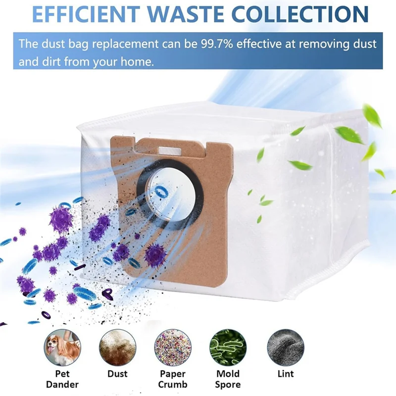 A01V-For Dreame L20 Ultra Robot Vacuum استبدال فرشاة جانبية رئيسية مرشحات Hepa ممسحة الملابس أكياس الغبار الملحقات