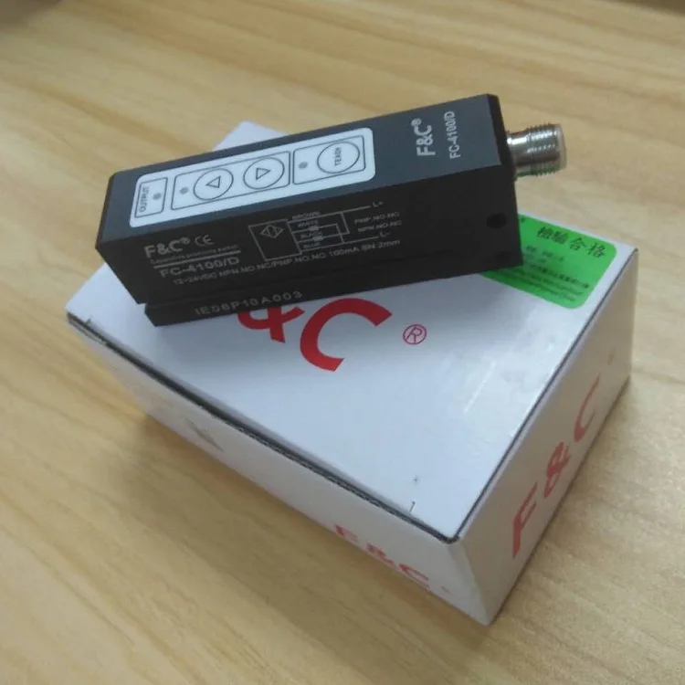 

Датчик этикеток FC-4100 NPN PNP, емкостный, для обнаружения прозрачных и непрозрачных этикеток