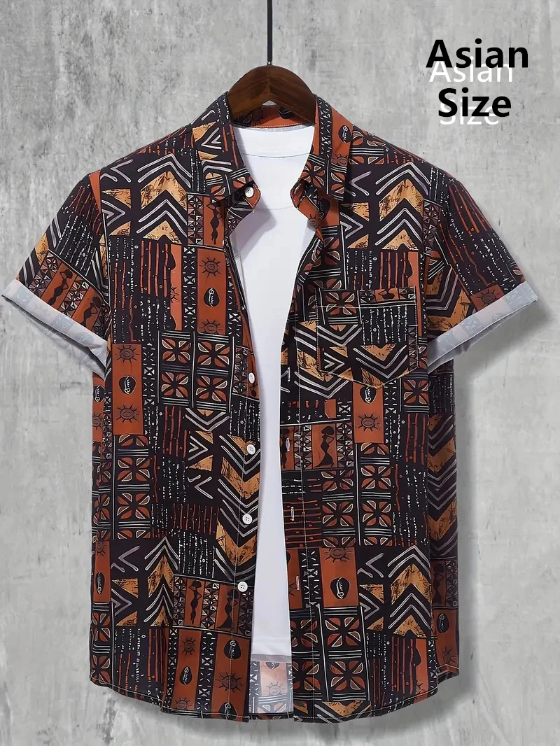 Summer Men's Social Casual Haw - Romper Floral Print 评论和价格