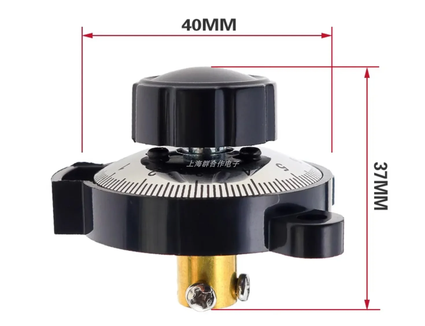 5Pcs Precision fine-tuning red panda multi-turn reduction knob SB360-A SB360-B can be equipped with RV24YN20S potentiometer