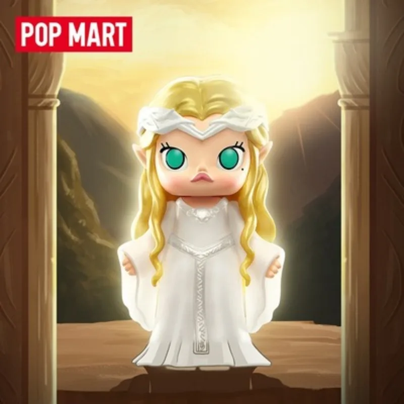 

POPMART оригинальный продукт Molly 100% × серия Warner Anniversary, изысканная фигурка, слепая коробка, подарок-сюрприз на день рождения