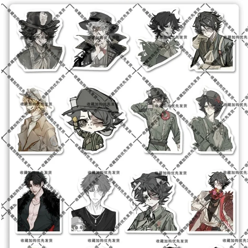 10/62 قطعة أنيمي لعبة الهوية الخامس ملصقات وسيم المنقب نورتون كامبل الهاتف المحمول دفتر حقيبة ملصق هدية