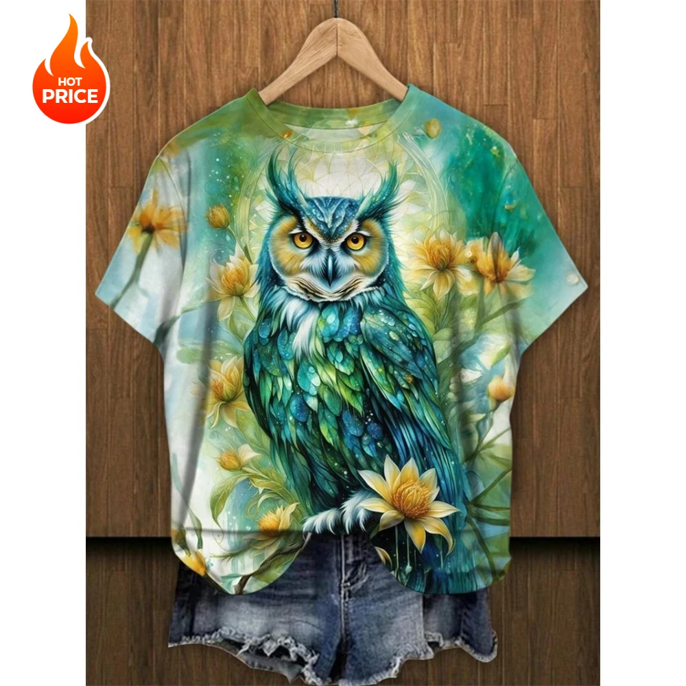 T-shirt manches courtes col rond femme, imprimé chat Kawaii en 3D, graphique Floral, décontracté, Y2K, jolis vêtements pour femmes