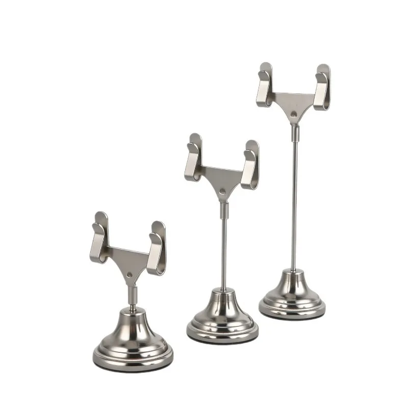 Adjustable Metal Price Tag Clip Table Card Holder For Cake Shop Dining Room Merchandise Label Display