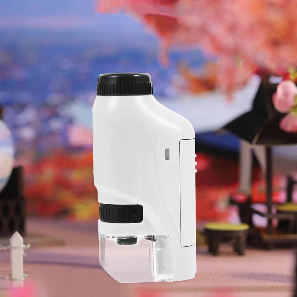 กล้องจุลทรรศน์แบบพกพาสำหรับเด็ก กล้องจุลทรรศน์พกพาเพื่อการศึกษาทางวิทยาศาสตร์ ไม่มีเครื่องมือสำรวจชีววิทยาสำหรับเด็ก ห้องปฏิบัติการ