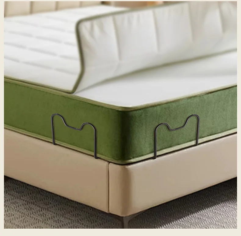 

2Pcs Mattress Anti Slip Brackets Non Slip Bed Grippers Prevent Mattress Sliding for Metal Frame Tatami Sofa Cushions