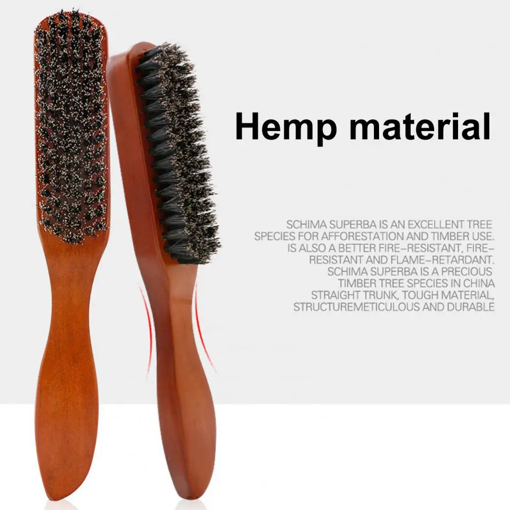 

Мужская щетка для укладки бороды, щетина кабана, короткая, длинная, тонкая, толстая, прямая, вьющаяся, влажная, сухая, расческа для волос