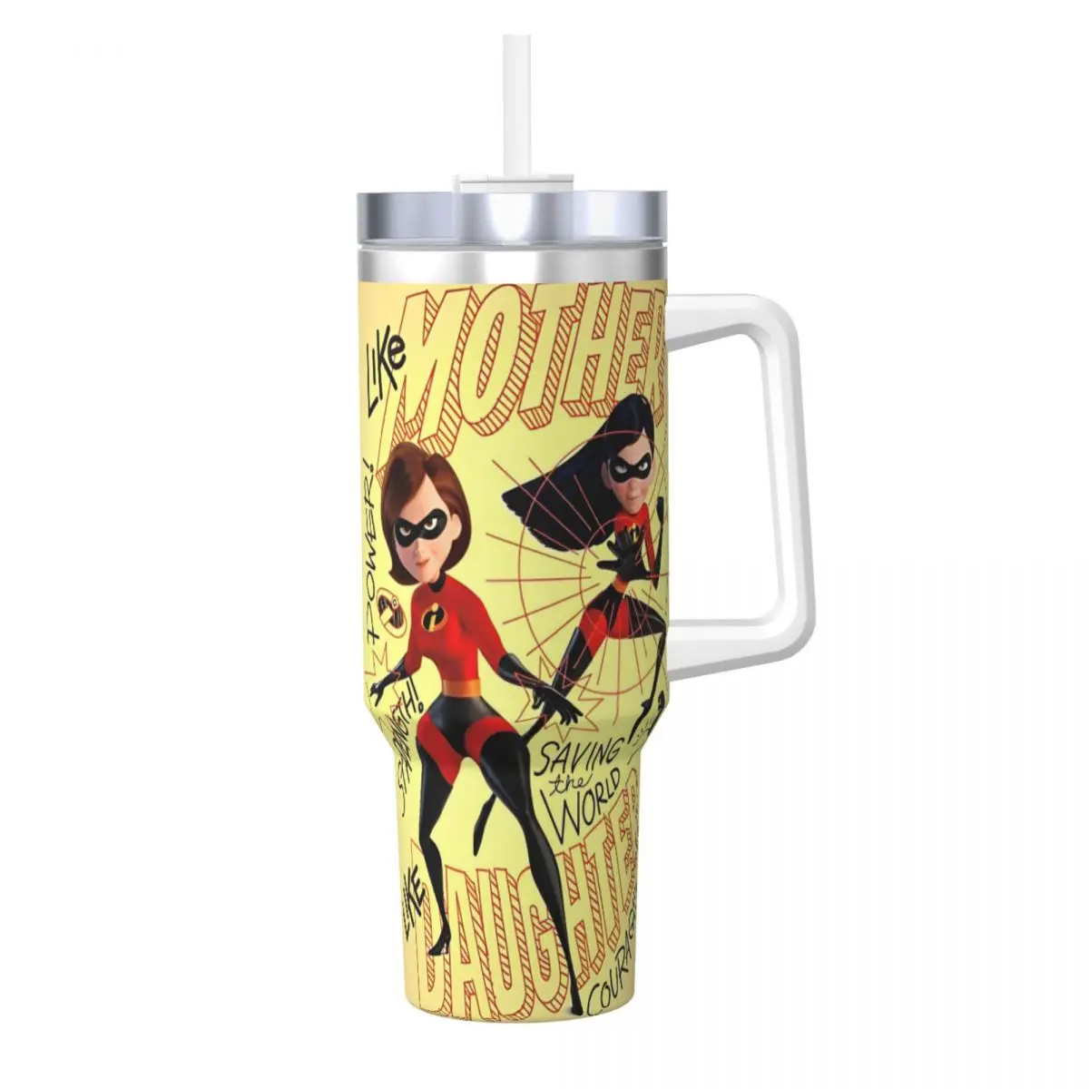 Stainless Steel Tumbler The Incredibles Thermal Mug Portable Cold Drink Car Mugs Travelist Custom Water Bottle