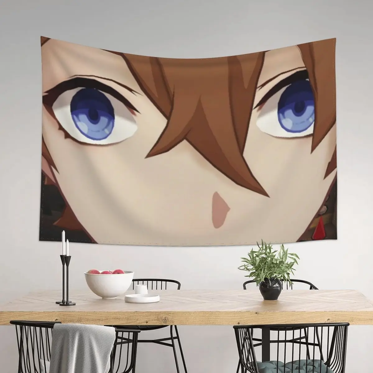 

Childe (Tartaglia) Face Meme Tapestry Room Ornaments Art Mural Room Decorations Aesthetics Room Decor For Girls Tapestry