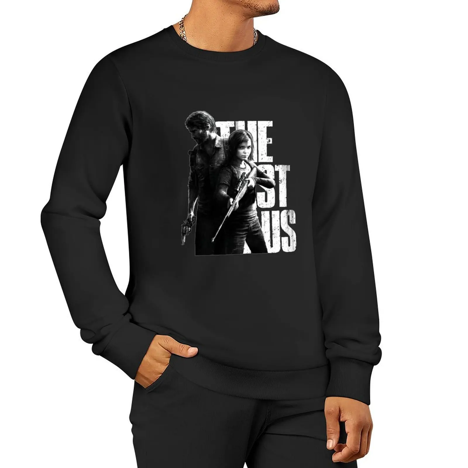 The Last of Us Ellie and Joel Gift Halloween Day, Thanksgiving, Christmas Day Pullover Hoodie male clothes hooded sweatshirts