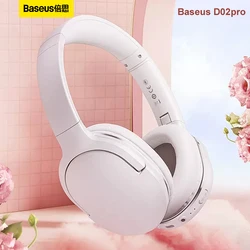 Baseus D02Pro Bluetooth Headphones Wireless Headset New Game Earphones Noise Reduction Wired High Sound Quality Long Range