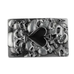 Skull Skeleton Belt Buckle Belt DIY Accessories Western Cowboy Style Smooth Belt Buckle Punk Rock Style K28