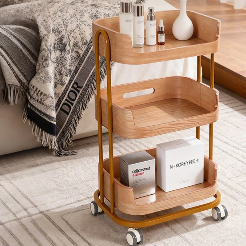 Medical Tool Salon Trolley Storage Homestay Kitchen Villa Salon Trolley Retro Modern Commercial Furniture Carrito Auxiliar Lstc