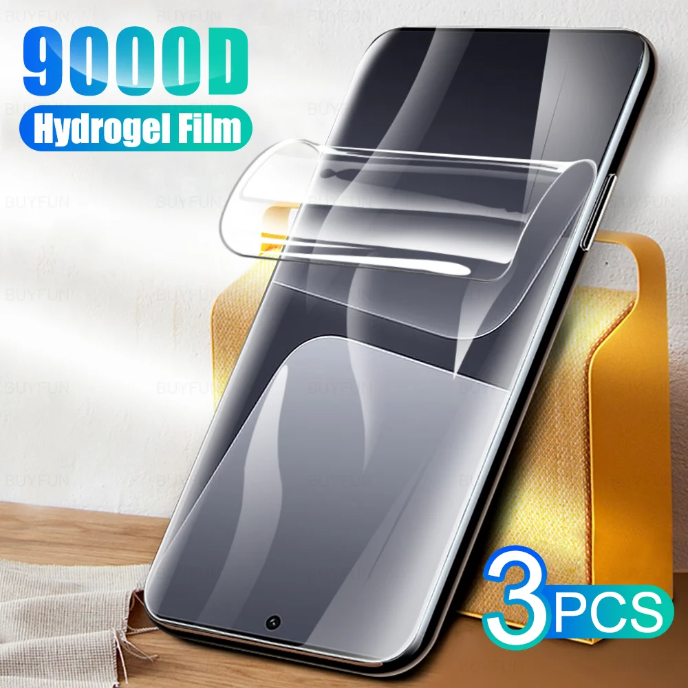 3pcs Mi13 Mi12T Pro Hydrogel Film Not Glass For Xiaomi 13 12T Pro Screen Protector For Xiaomi13 Xiaomi12T Mi 13pro Xiomi T12 5G