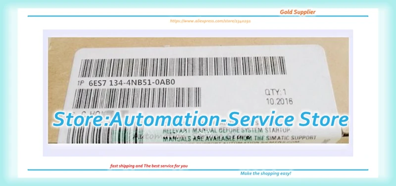 

Оригинальное новое предложение 1P 6ES7134-4NB51-0AB0 ET200S Модуль аналогового вывода 6ES7 134-4NB51-OABO Гарантия на 1 год