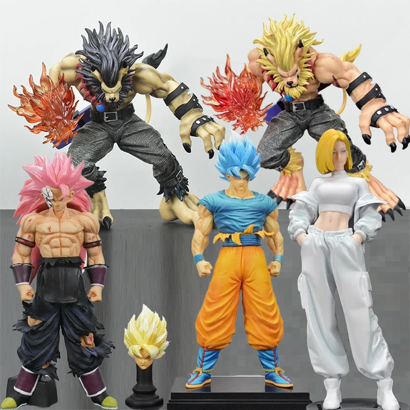

Аниме Dragon Ball Zamasu Фигурки Super Saiyan 3 Goku DBZ Модель Android 18, фигурка GK Digimon Adventure Statue Leomon, фигурка, игрушка