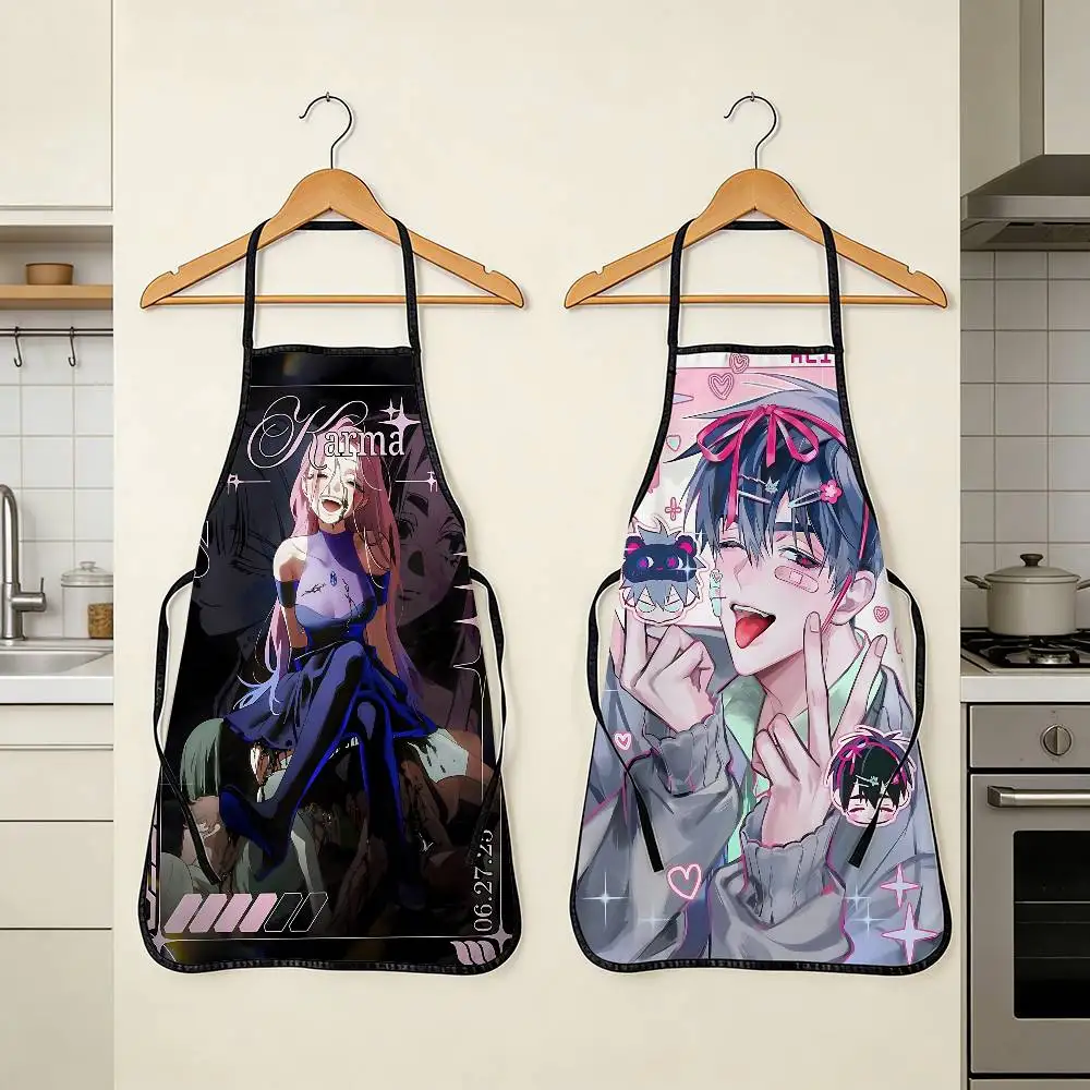 

A-Alien Anime S-Stage Unisex Bib Apron Adult Women Men Chef Tablier Cuisine For Cooking Kitchen Baking