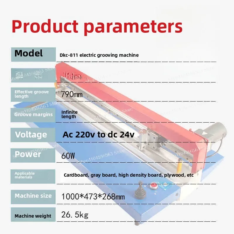 81cm Electric Cutting Slotting Machine Gray Board Cardboard Auto  Proofing  V-groove Grooving
