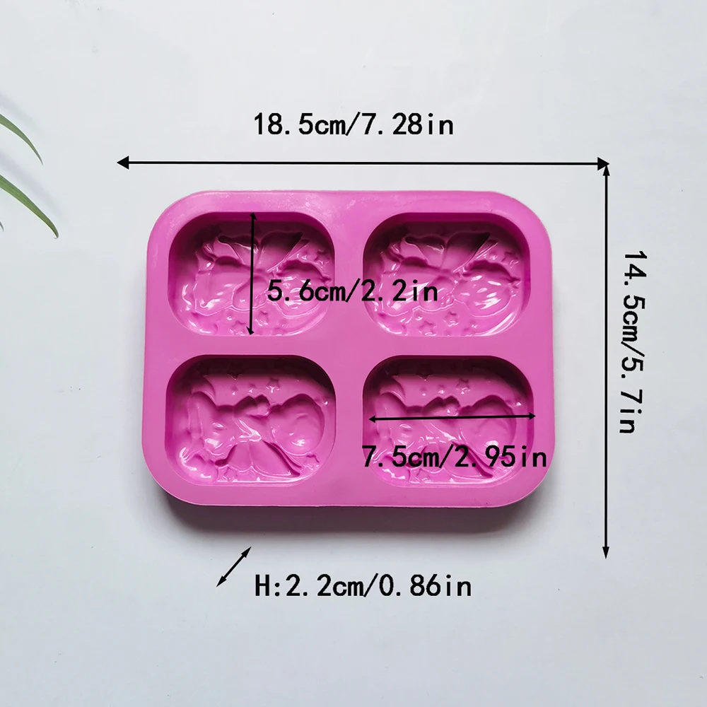 4 wnęka anioł foremka do mydła silikonowa mydło wyrabiane ręcznie do tworzenia form do aromaterapii forma gipsowa niezbędna mydło olejowe formy