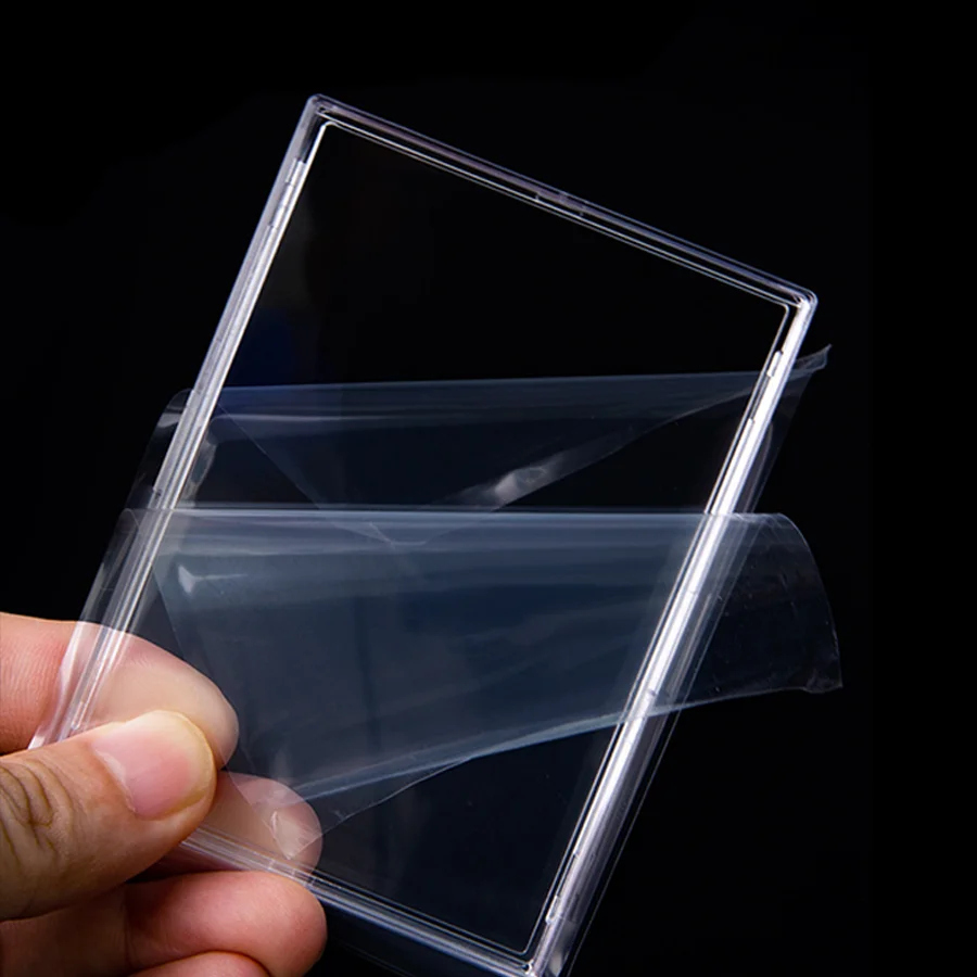 6/12pcs Acrylic Card Cover Idol Photo & Game Card Polaroid Photo Laminated Highly Transparent Hard Brick Displaying Decor XJM - view 4