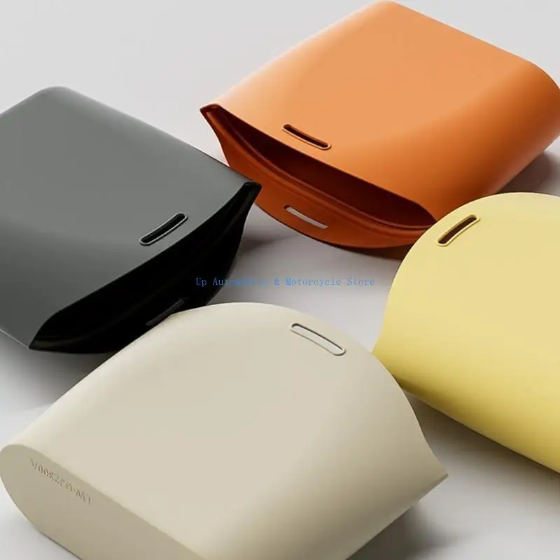 

270E Foldable Silicone Garbage Trash Can, Easy to Clean Vehicle Waste Holder, Hanging Organizers Suitable for Clutterfree Car