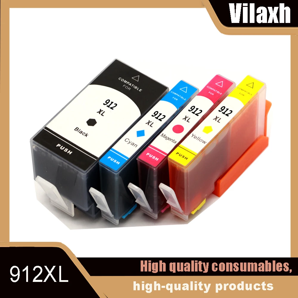 

Compatible For HP 912 912XL Ink Cartridge HP912 OfficeJet 8010 8012 8013 8014 8015 8017 8018 8020 8022 8023 8024 8025 Printer