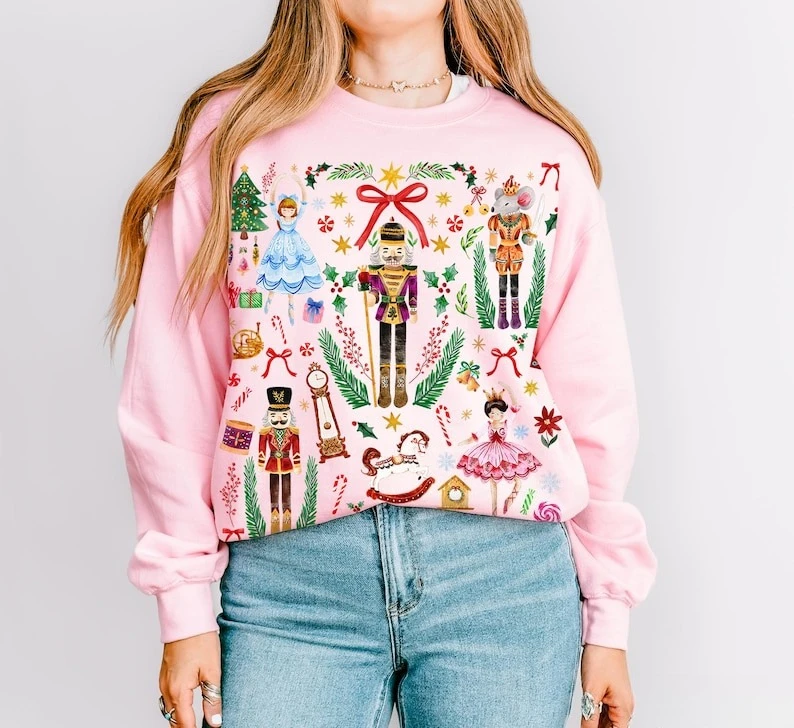 feliz-natal-feminino-cottagecore-moletom-quebra-nozes-coquete-de-natal-arco-festa-presente-amante-do-bale-outono-inverno-pulover