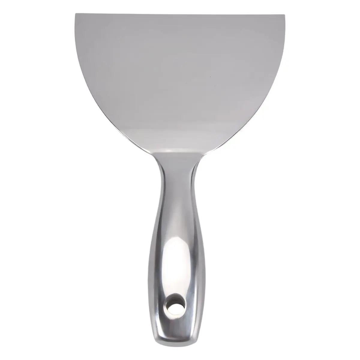 MALL Putty-Knife 6 Inch, Premium Polished All-Stainless Steel Scraper Tool for Drywall Finishing