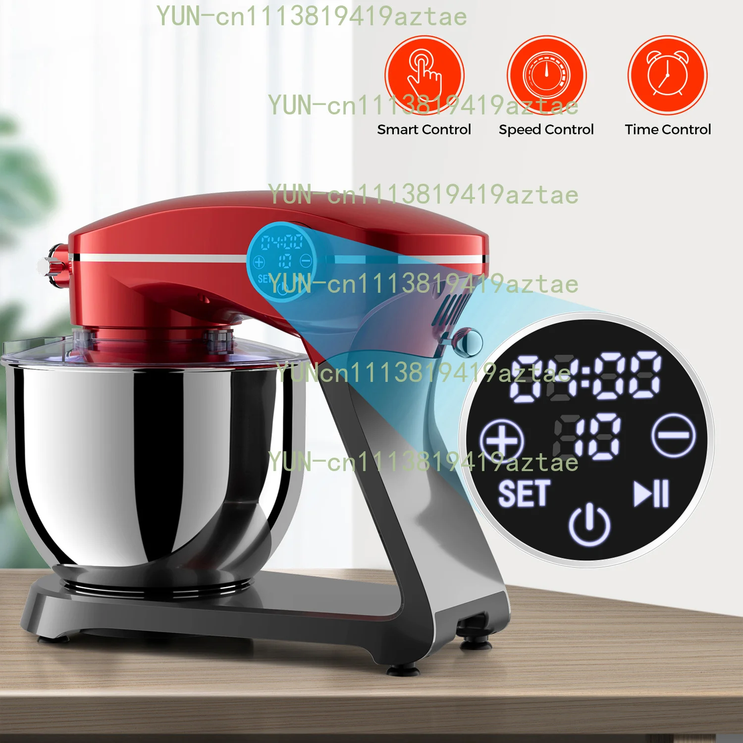 New Arrival High Quality 6.5L Stand Mixer Ultra-Silent Multifunction Home Type Dough Kneading Machine Mixing Bowl New Arrival