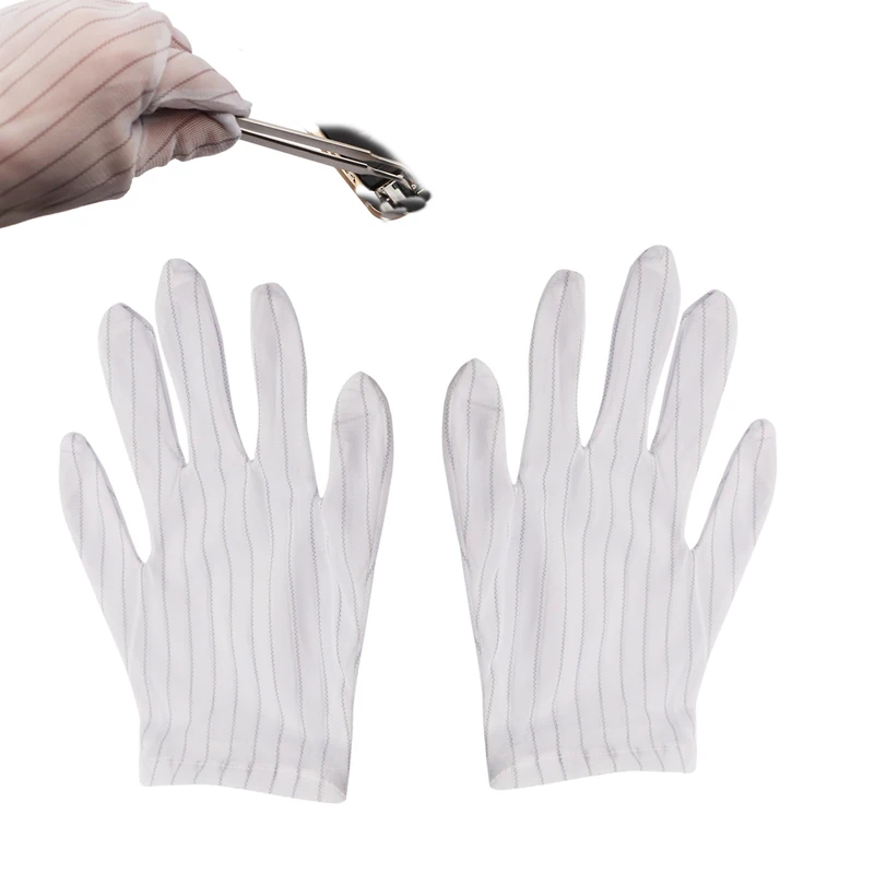 

Multifunctional Anti-static Dust-free Gloves Slip-proof Sweat-proof Fingertip Gloves Magnifying Glass Watch Maintenance Tool Kit