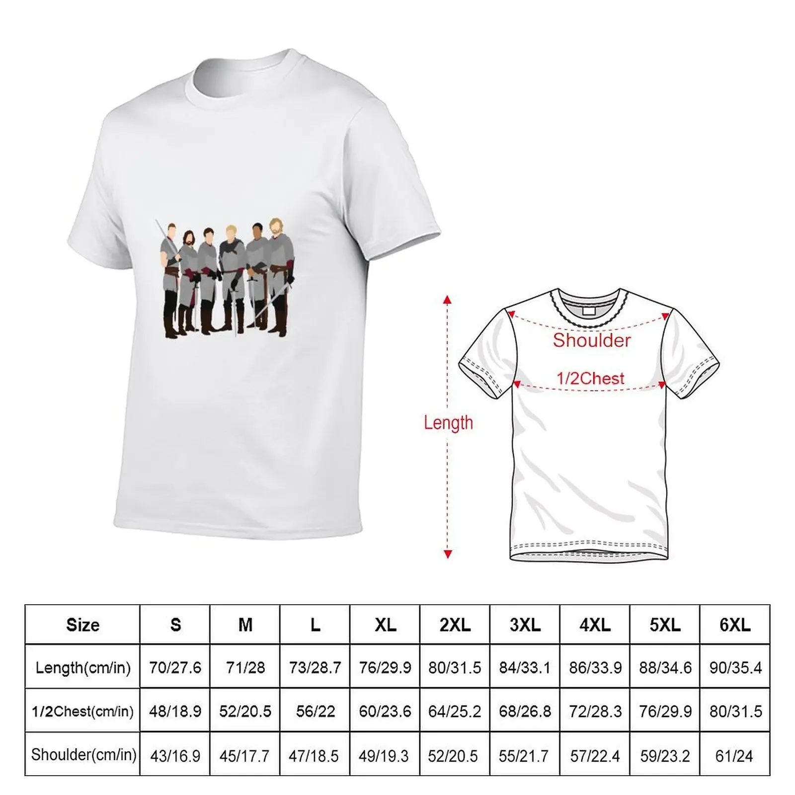 The Knights of Camelot, Merlin T-Shirt valentines boutique clothes football t shirt tshirts for men
