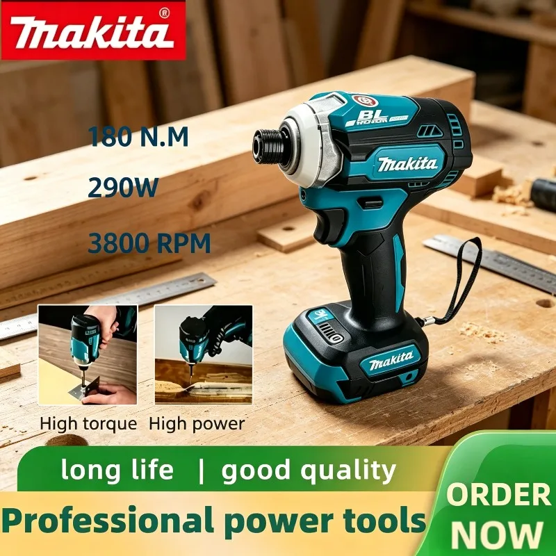 makita-dtd171-lithium-18v-cordless-brushless-electric-impact-screwdriver-drill-driver-for-home-and-engineering-repair-work